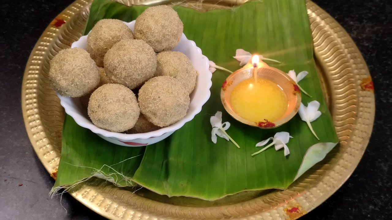 தை பூசம் ஸ்பெஷல் பிரசாதம் | தேன் திணை உருண்டை 