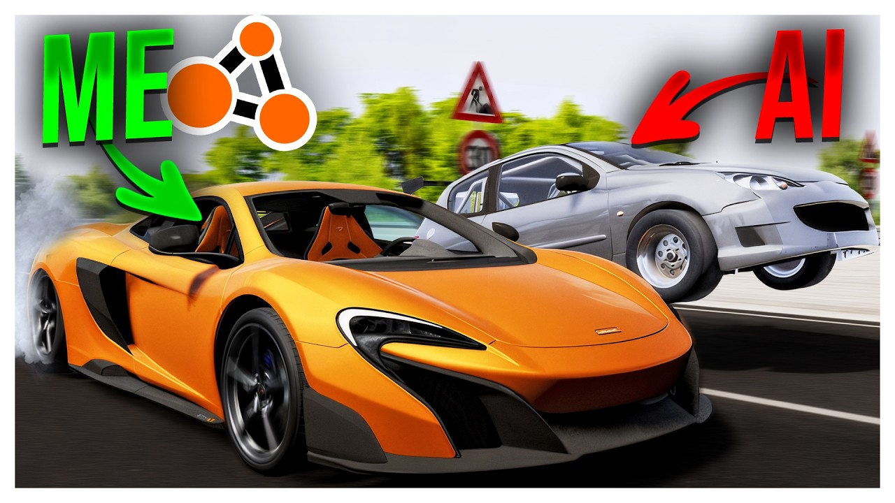 КАК НАСТРОИТЬ ДРАГ-РЕЙСЫ С ИСКУССТВЕННЫМ ИИ В BEAMNG!