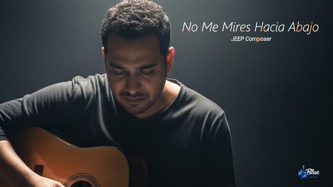 No Me Mires Hacia Abajo (Letra / Lyrics) 🎸💔 | Latin Sad Acoustic Ballad