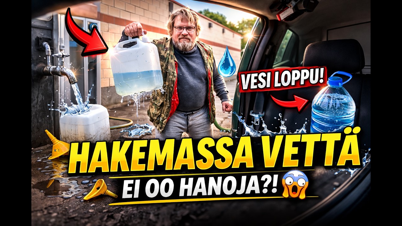 VEDEN HAKU REISSULLA