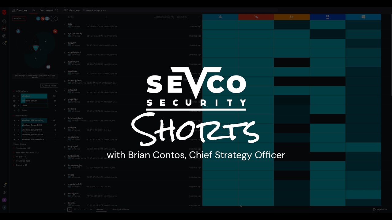 Sevco Security Shorts: Device Details Working View