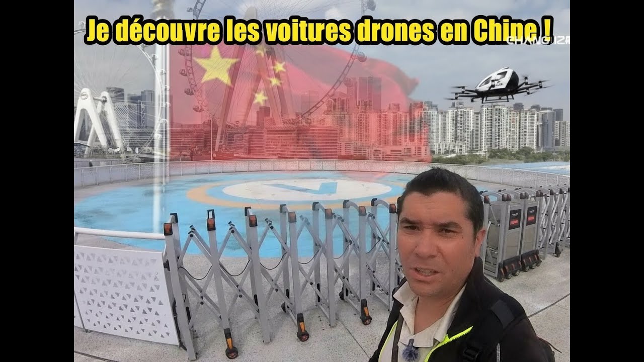 Voitures drones volantes en Chine Shenzhen