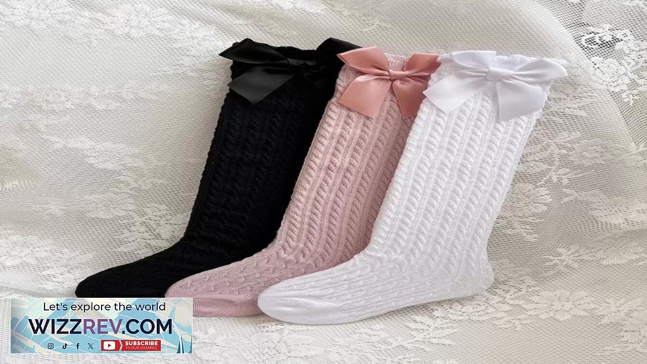 3pairs Toddler Girls Bow Decor Socks SHEIN USA Review