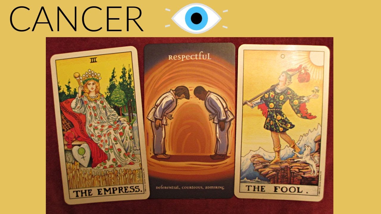 CANCER! If they didn't respect you then, They for D SURE respect you now! Love Tarot