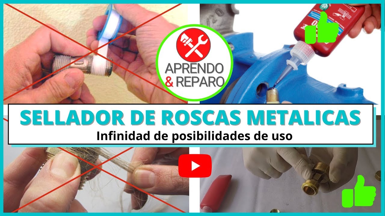 🎯Como USAR el Tefl&oacute;n Liquido 🧰Sellar Roscas Met&aacute;licas sin Herramientas como un PRO 🚀RAPIDO Y FACIL