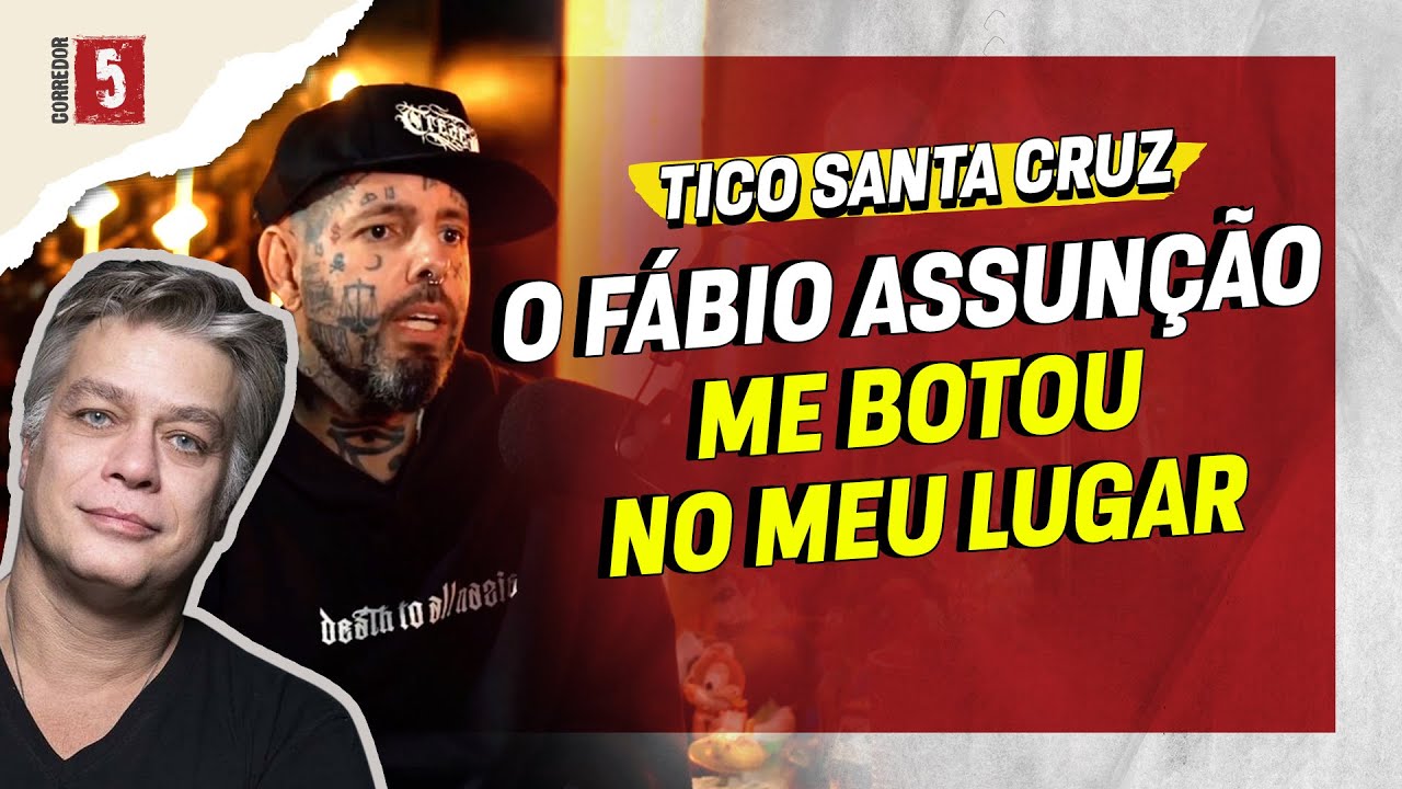 FÁBIO ASSUNÇÃO colocou TICO SANTA CRUZ no lugar dele | Recortes do Clê