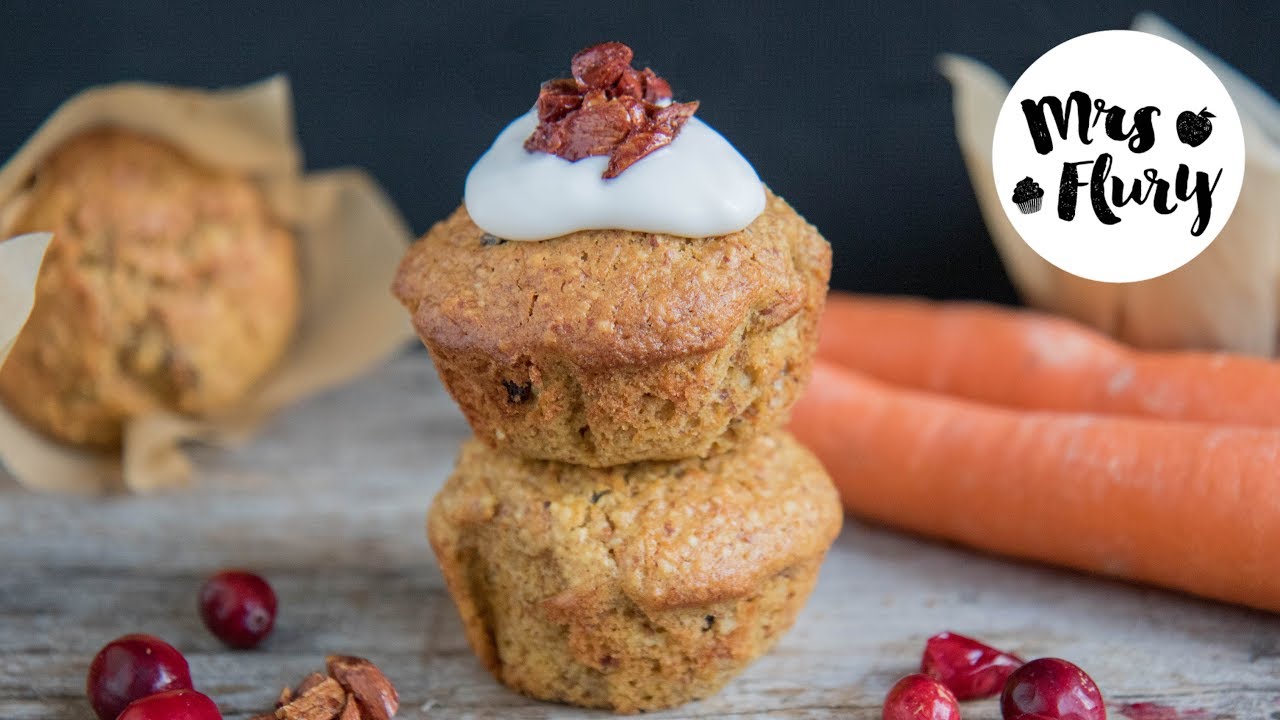 Karotten Muffins ohne weissen Zucker, glutenfrei backen