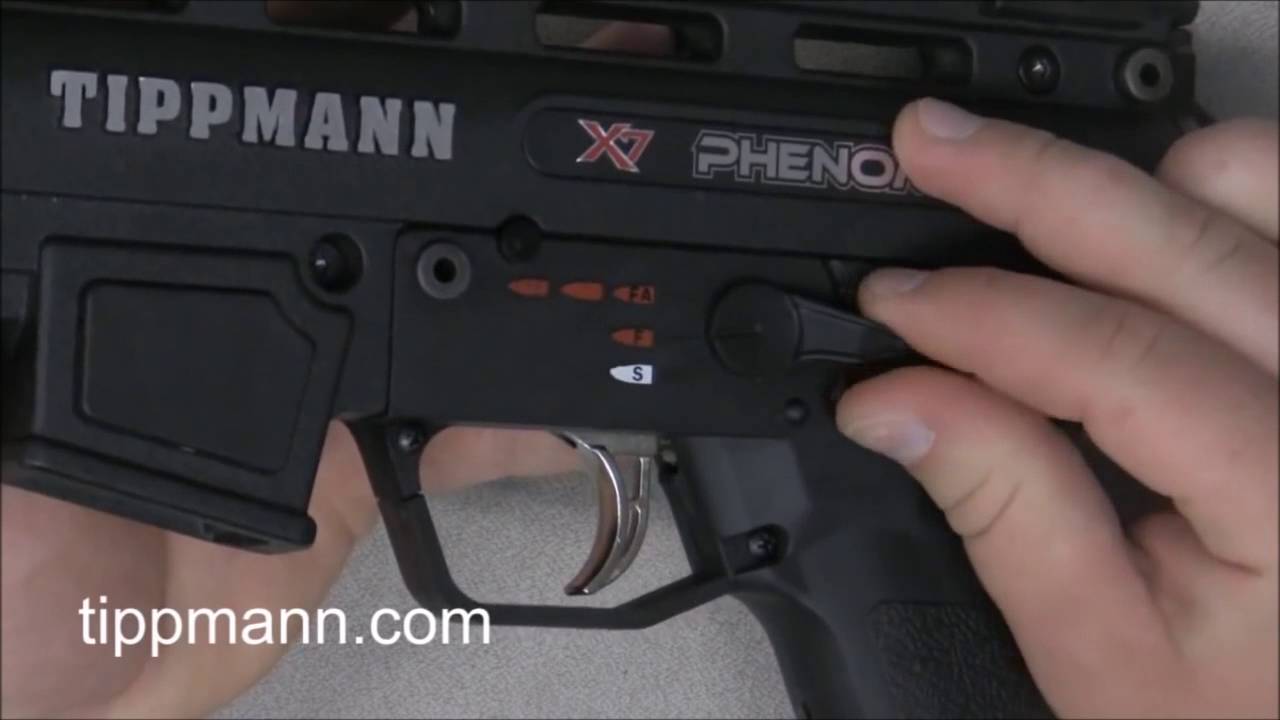 Tippmann X7 Phenom E Grip Programming