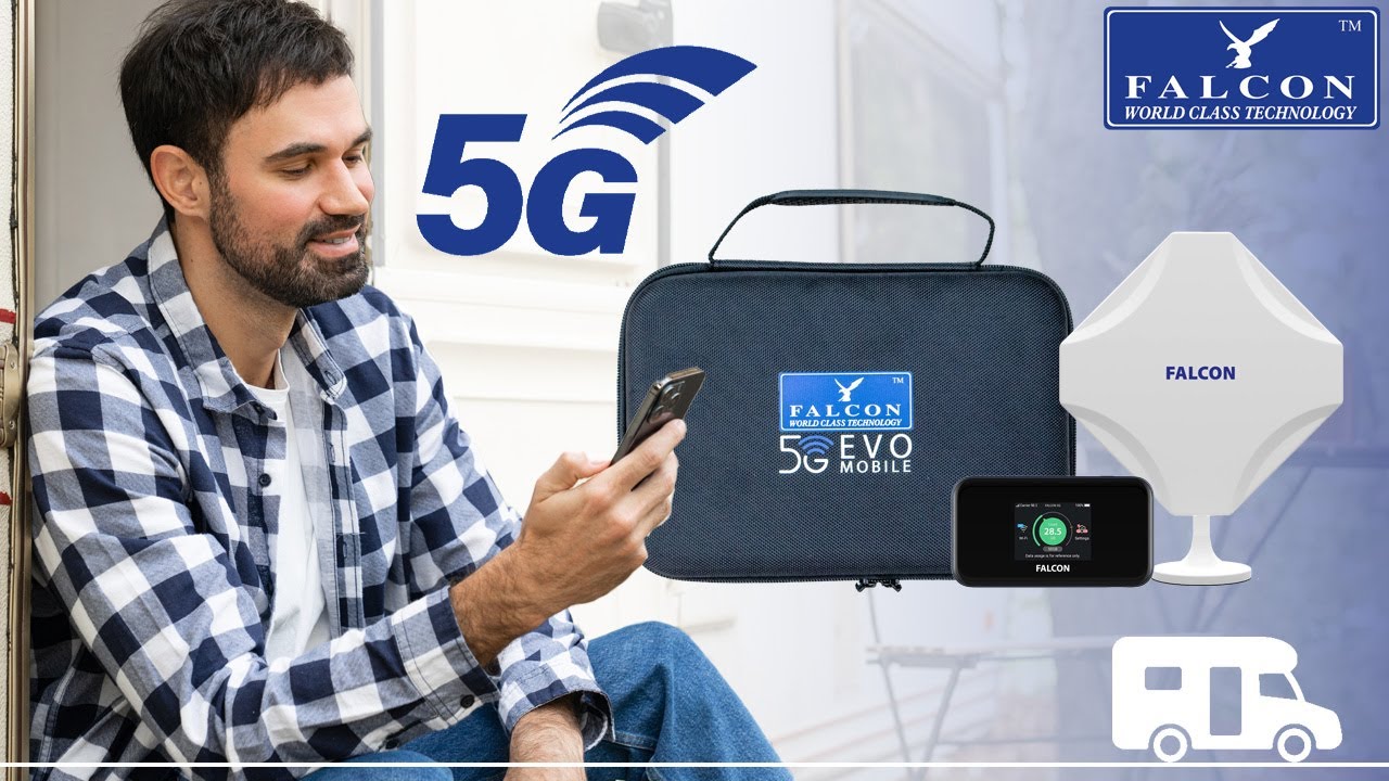 FALCON 5G EVO MOBILE DELUXE — портативный 5G-интернет для вашего каравана, автодома и мобильной ж...
