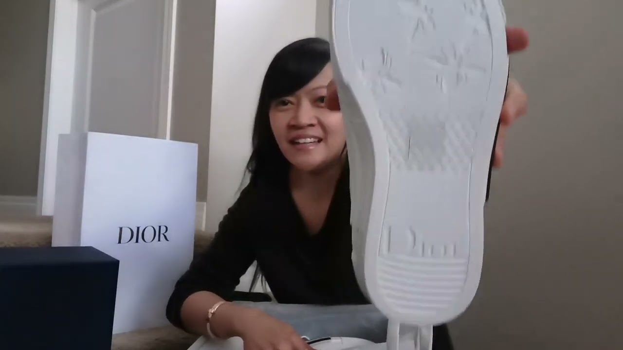 Review of Dior Men's B23 Low-top Sneakers (White & Black Oblique) + Mod Shots | Ayin Vlogs
