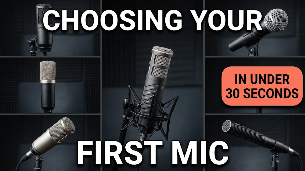 How to Choose Your First Microphone (Home Studio Guide)