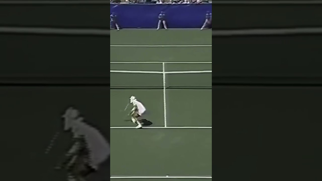 Stefan Edberg w/ the cleanest volley sequence you&rsquo;ll see!! #stefanedberg #tennis #tennischannel