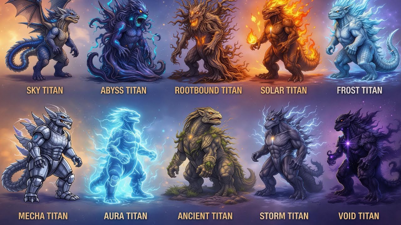 Types of Mythical Titans