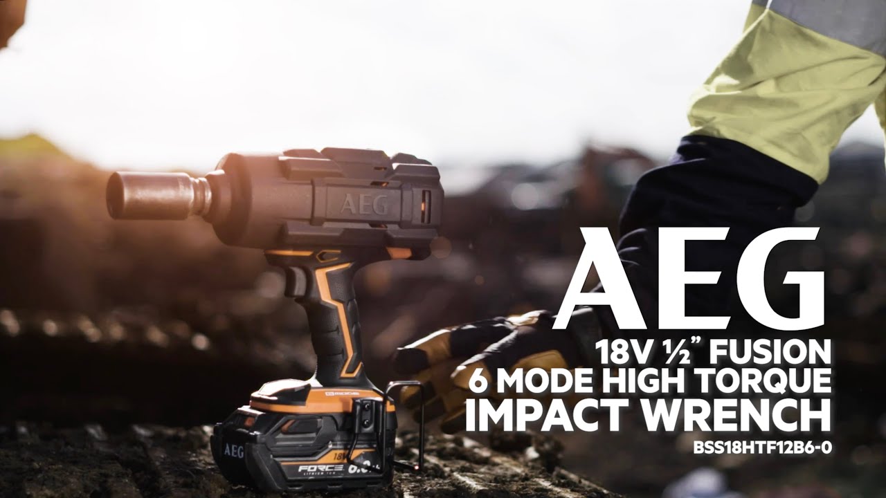 AEG 18V &frac12;&rdquo; FUSION 6-Mode High Torque Impact Wrench in action!