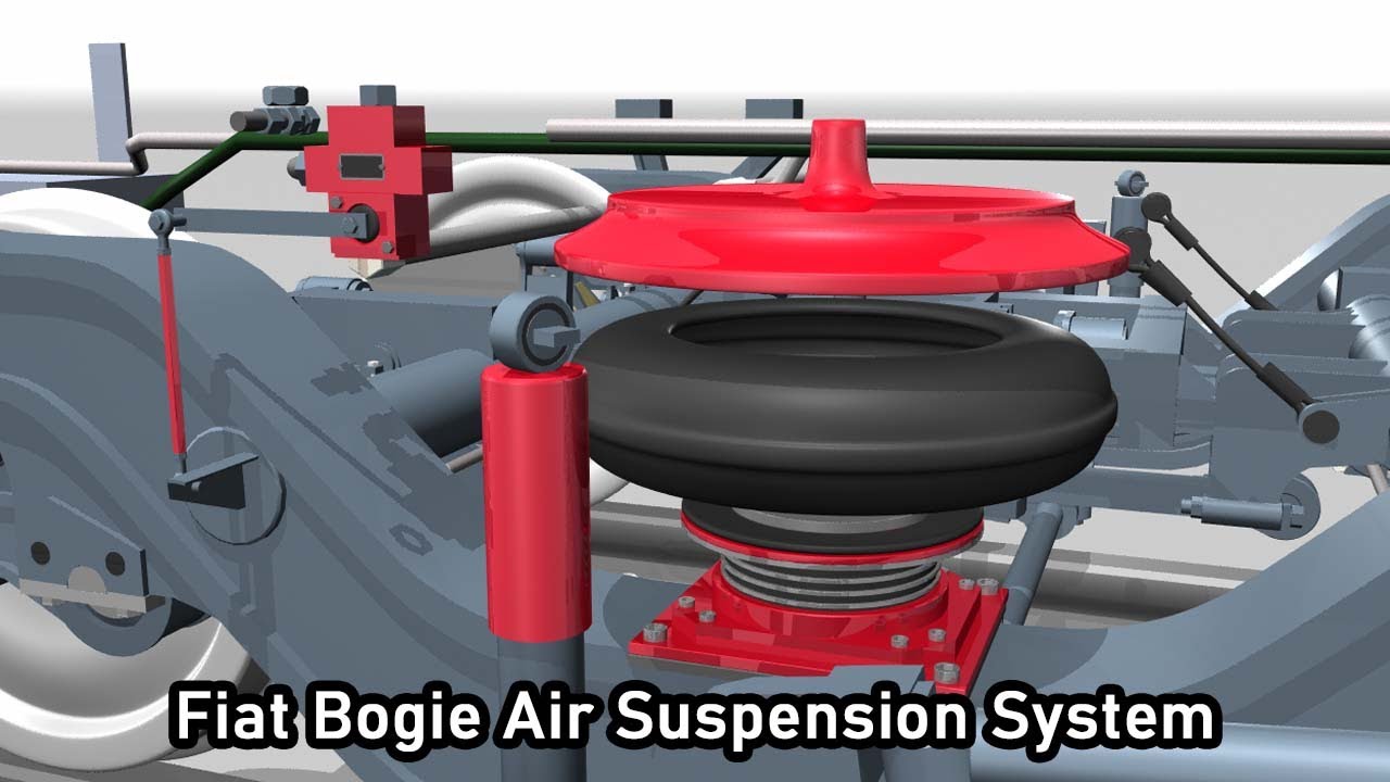Air suspension | Fiat Bogie Air suspension system Explain | #airsuspension