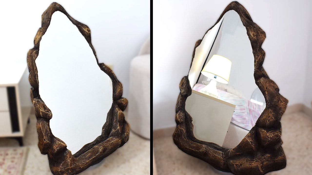 DIY Concrete Rock Mirror: Stunning & Simple Tutorial!