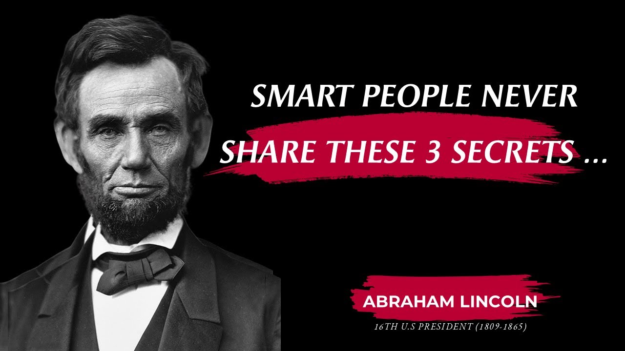 3 Secrets of Highly Successful People Like Abraham Lincoln | Soul Quotes