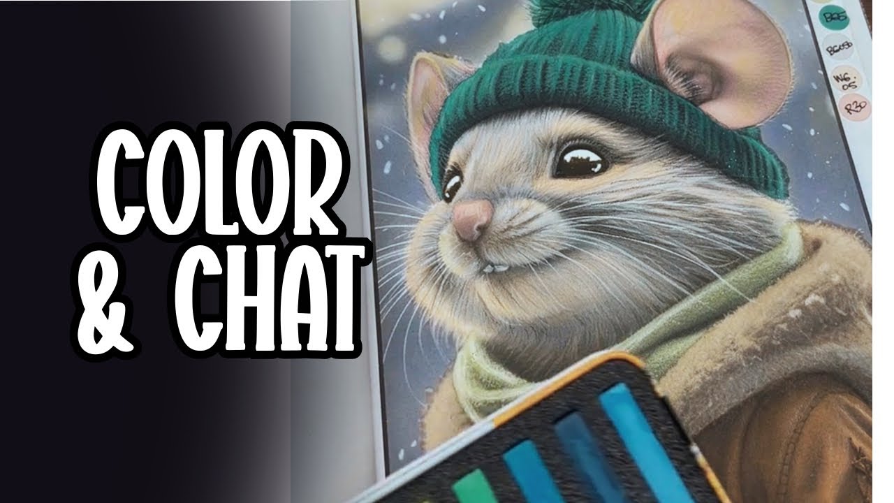 Cozy Greyscale Coloring Replay ❄️ Winter Animals | Relaxing 2.5 Hour Session