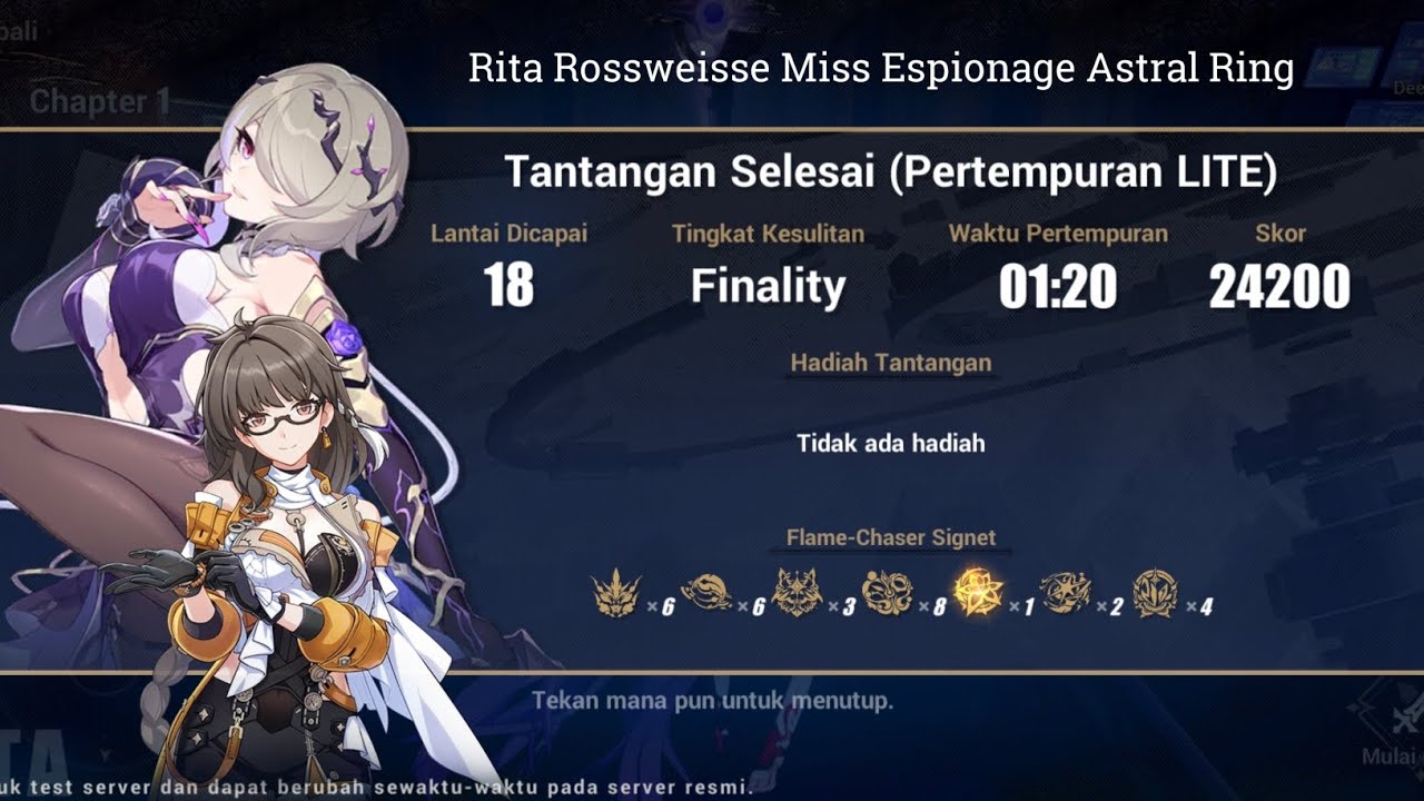 Elysian Realm Rita Rossweisse Miss Espionage : Astral Ring | Honkai Impact 3rd [ BETA v8.6 ]