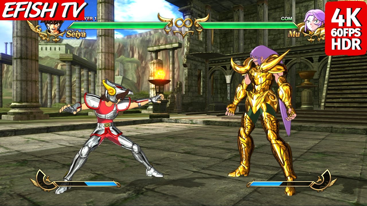 Pegasus Seiya vs Aries Mu (Hardest AI) - Saint Seiya: Soldiers' Soul | PS5 4K 60FPS
