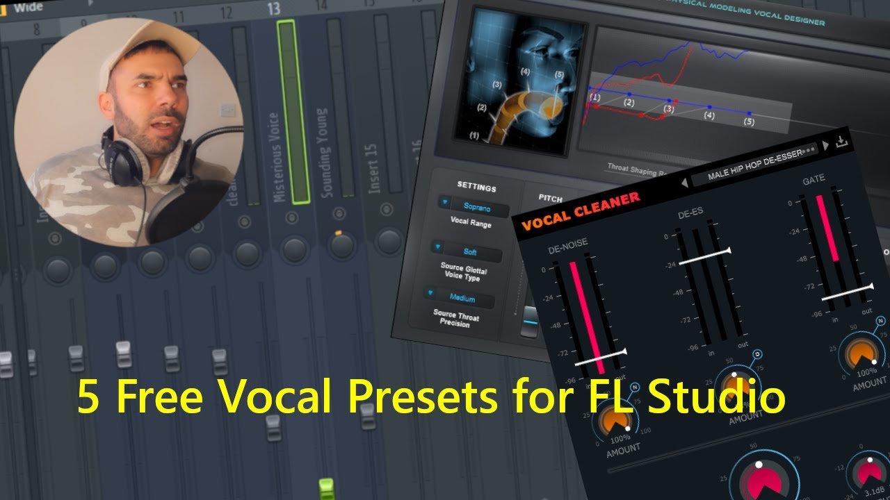 5 бесплатных вокальных пресетов для FL Studio | Автонастройка вокальных пресетов для сведения и м...