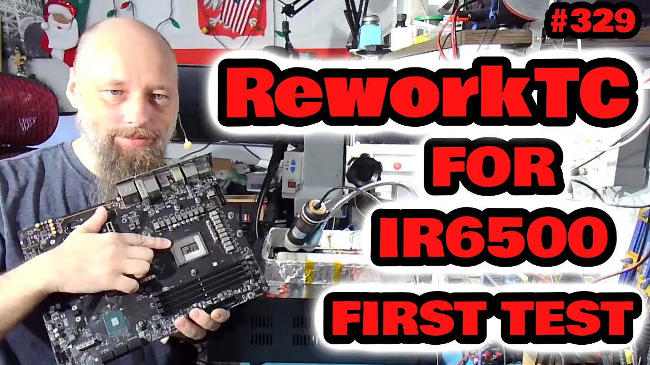329 | IR6500 с управлением столом | Первый тест ReworkTC