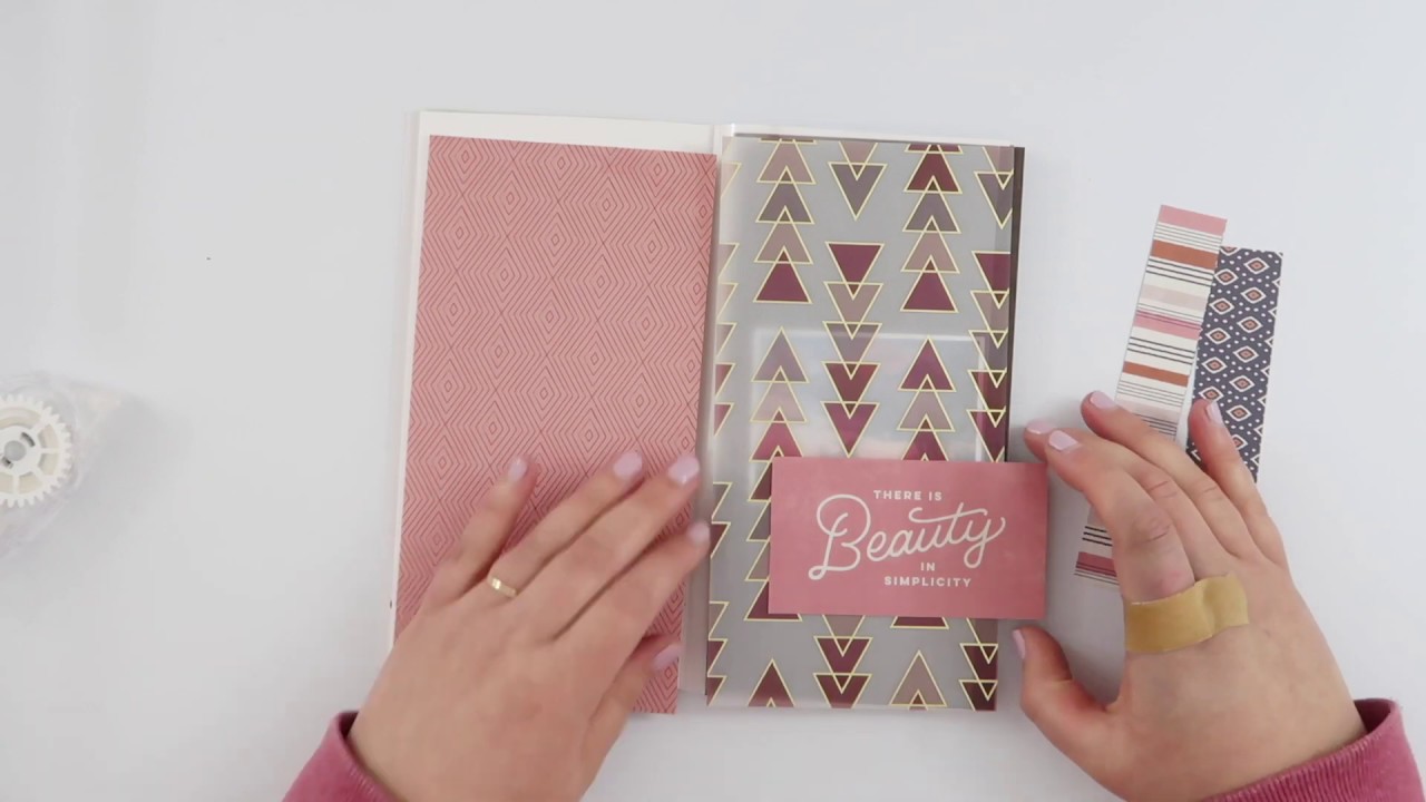 Pink Paislee Simple Beauty Traveler's Notebook
