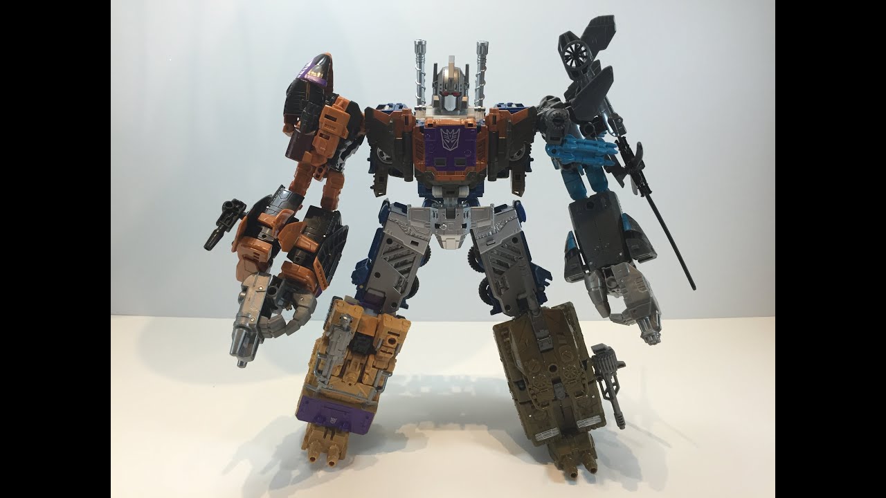 UW-07 Unite Warriors Decepticon Combaticons Combiner Bruticus with Blast Off Review