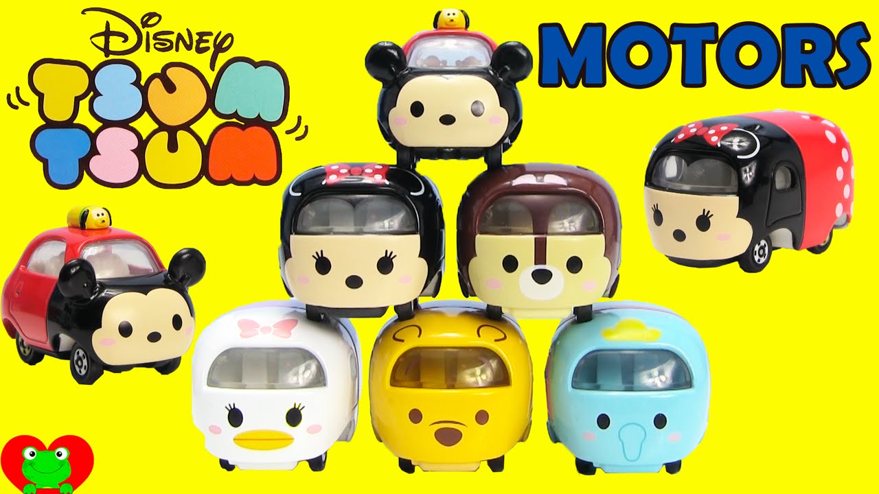 Disney Tsum Tsum Motors with Mickey Mouse, Minnie, and More