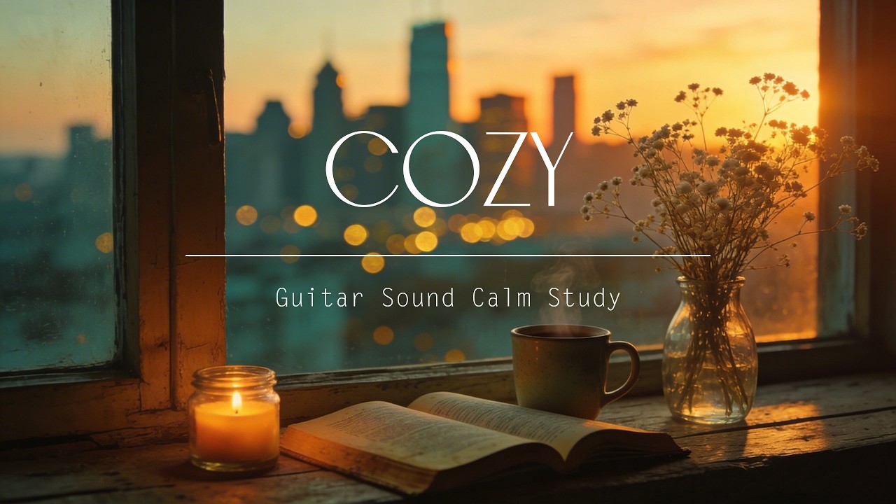 A Relaxing Evening with Acoustic Guitar ~ A Relaxing Cafe Atmosphere for Reading and Calming Music