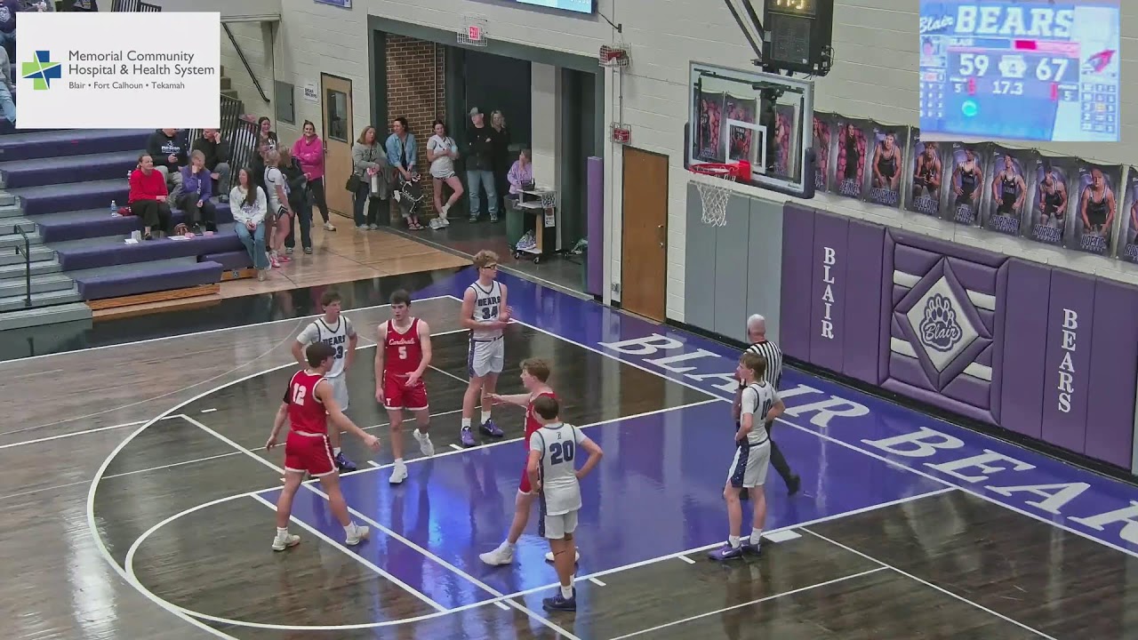 Blair Bear Basketball vs Treynor 2-13-26