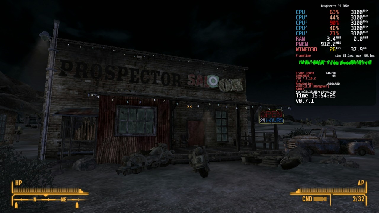 Fallout: New Vegas (Raspberry Pi 500+) Test 002