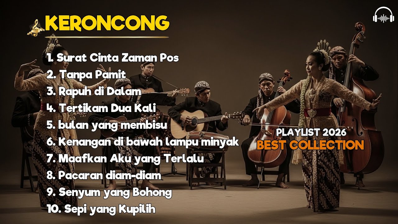 Keroncong Indonesia Tempo Lama | Nostalgia Musik Klasik untuk Menemani Malam yang Tenang