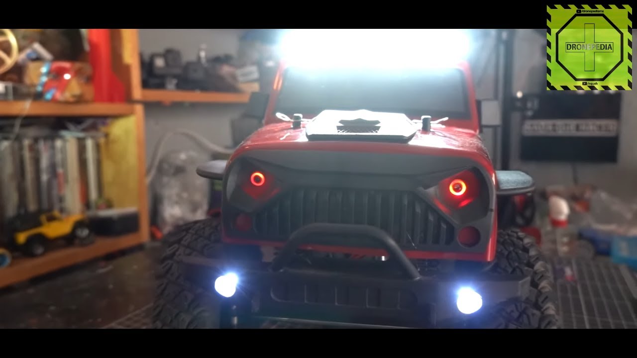 Barra de Luz LED y Angel Eyes para tu RC  con controlador LED ¿Cómo instalarlo? |DRONEPEDIA