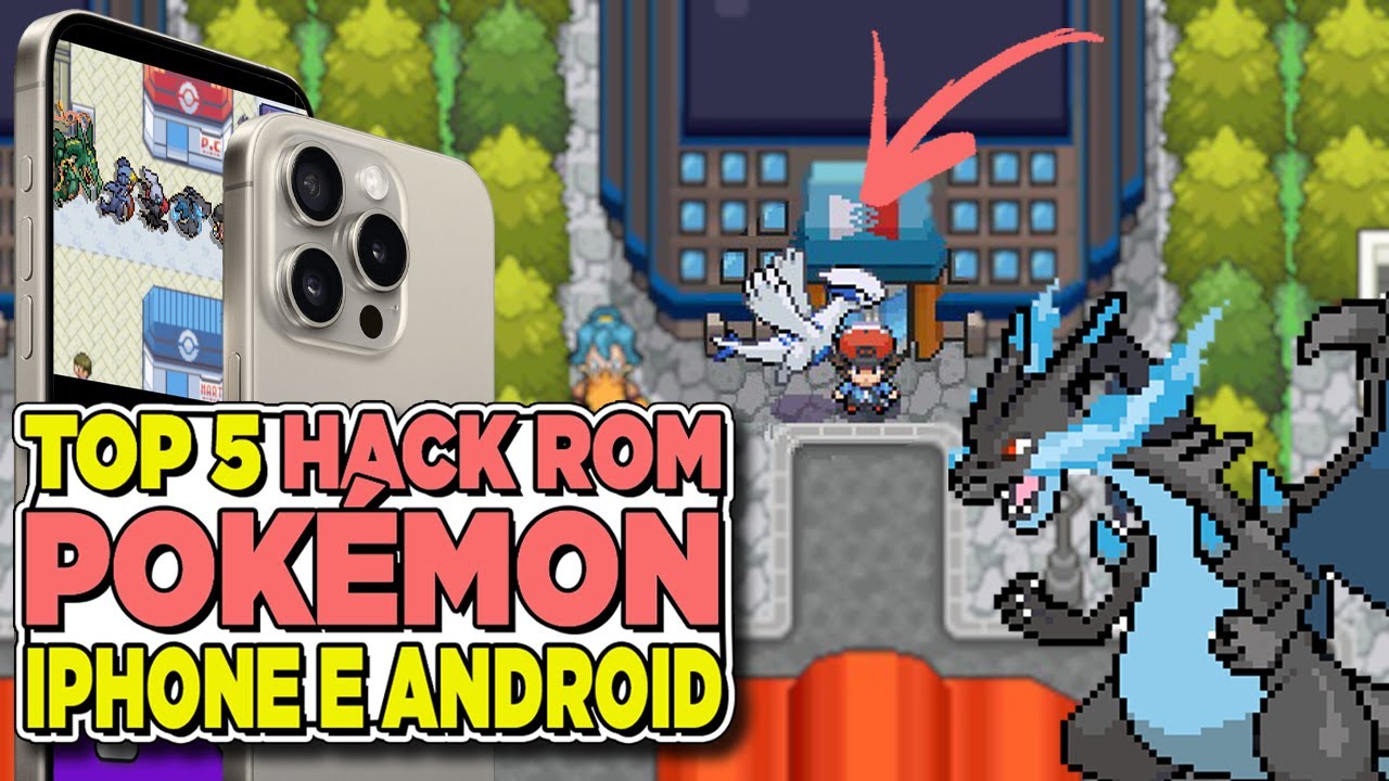 TOP 5 MELHORES JOGOS DE POK&Eacute;MON PARA IPHONE E ANDROID 2024 -HACK ROM POK&Eacute;MON