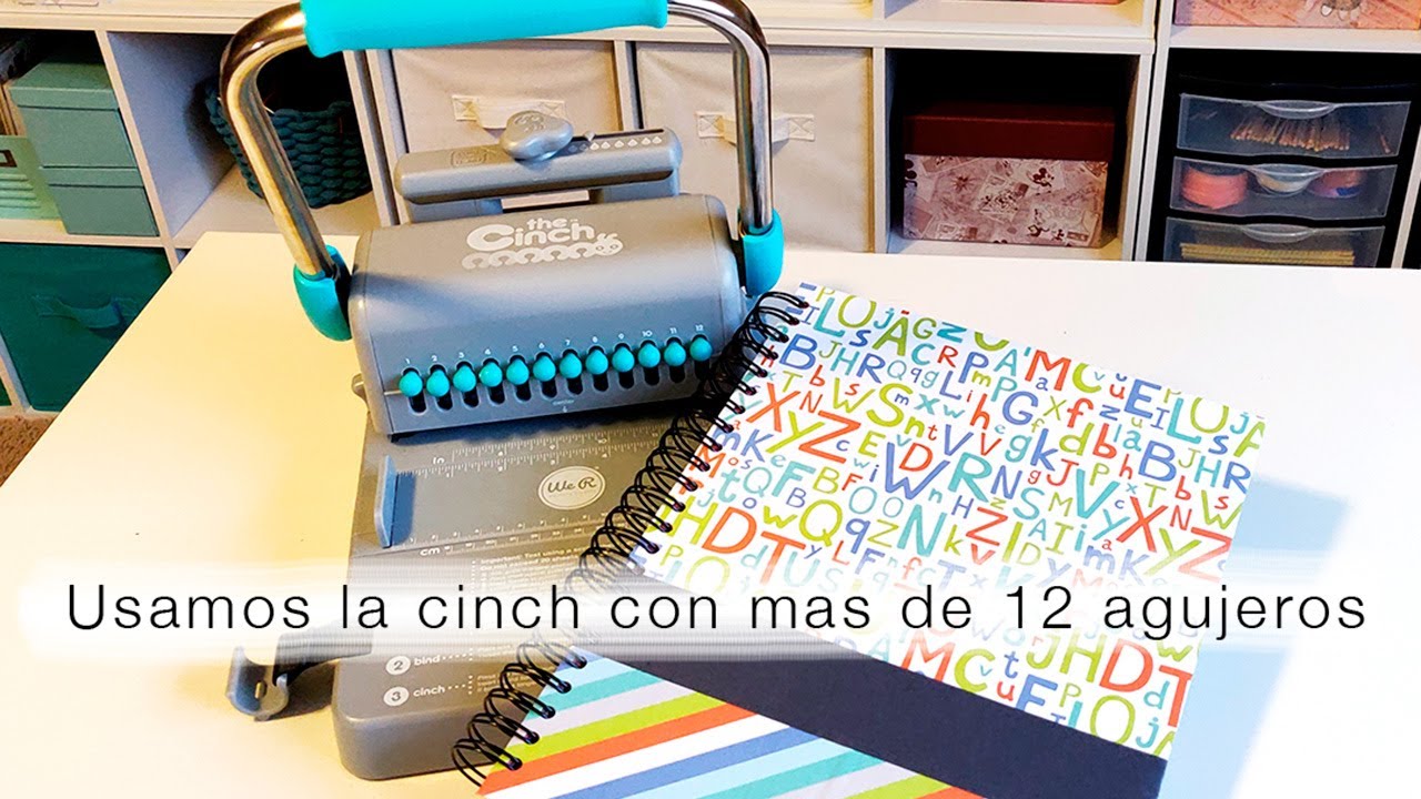 HERRAMIENTAS // Usamos la cinch con un proyecto 📒 de más de 12 agujeros 👉🏼con un método SUPER FÁCIL😉