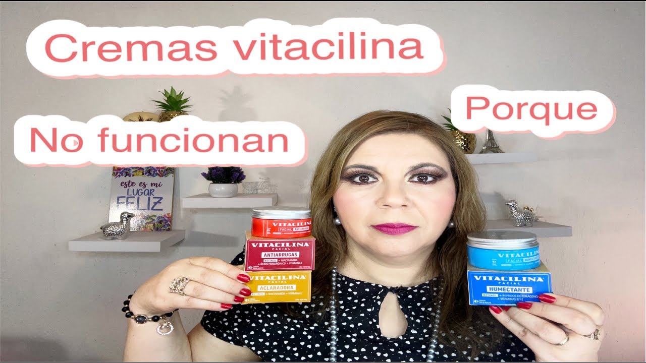CREMAS FACIALES  VITACILINA PORQUE  DICEN QUE LES RESECO LA PIEL QUE NO FUNCIONAN 😱