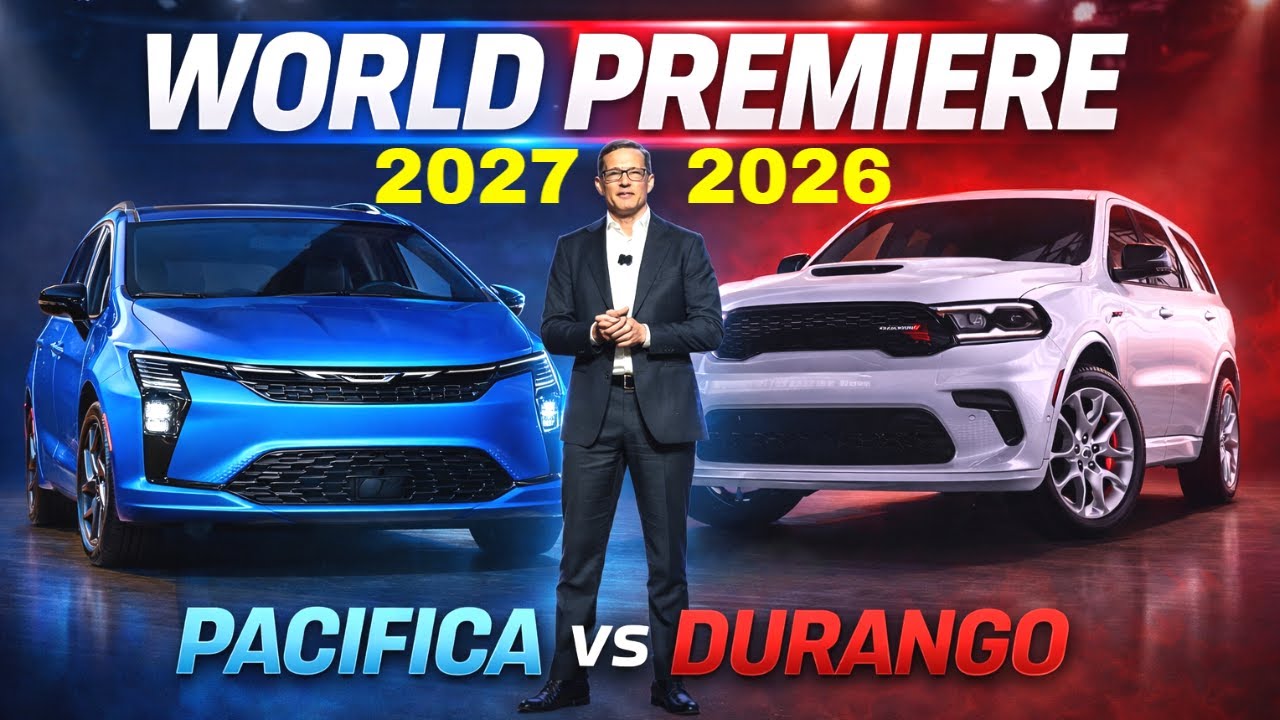 Представлены обновленная версия Chrysler Pacifica 2027 года и Dodge Durango America250 2026 года.