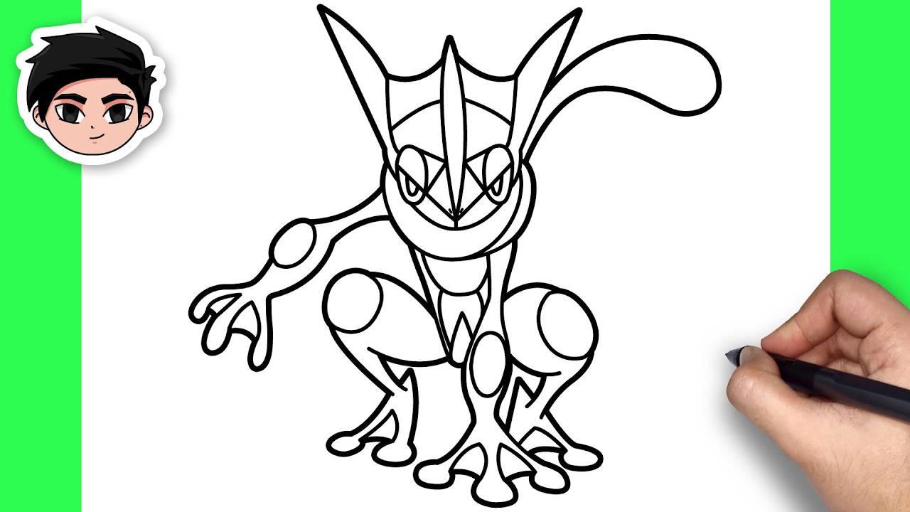 How To Draw Greninja | Pokemon - Easy Step By Step Tutorial