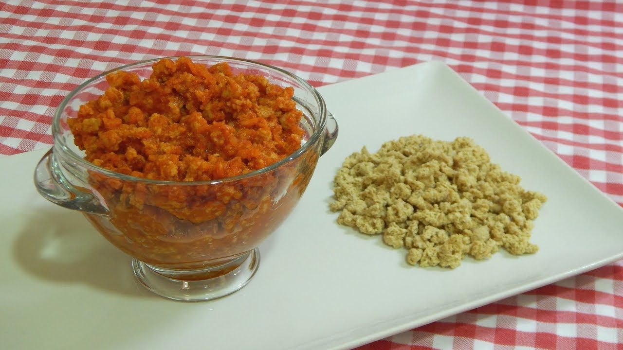 Cómo hacer boloñesa sin carne (Receta vegana con carne de soja texturizada)