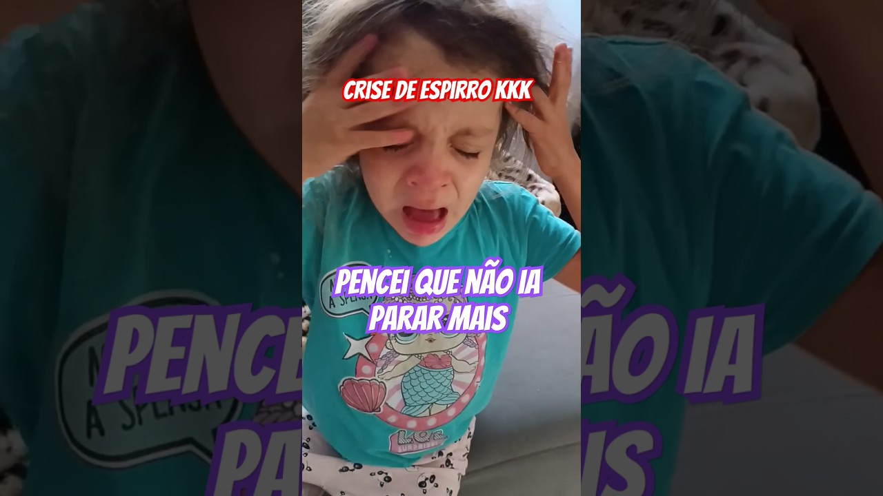 Como parar uma crise de espirro #espirro #rotina #familia #escola
