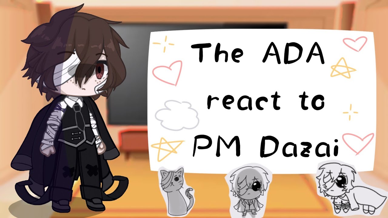 Реакция ADA на премьер-министра Дазая |Gacha BSD |