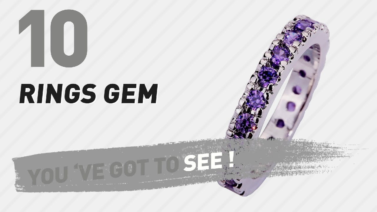 Rings Gem Top 10 Collection // UK New & Popular 2017