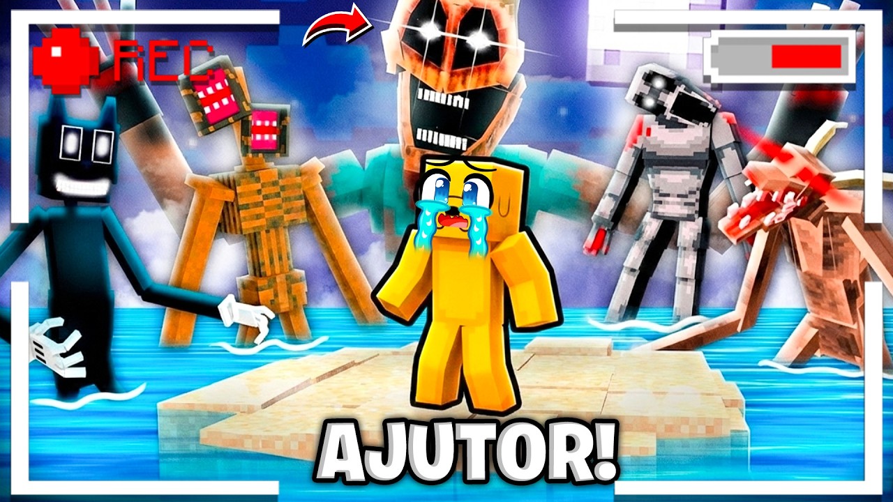 NAUFRAGIAT pe O INSULA plina CU CREATURI HORROR pe MINECRAFT!