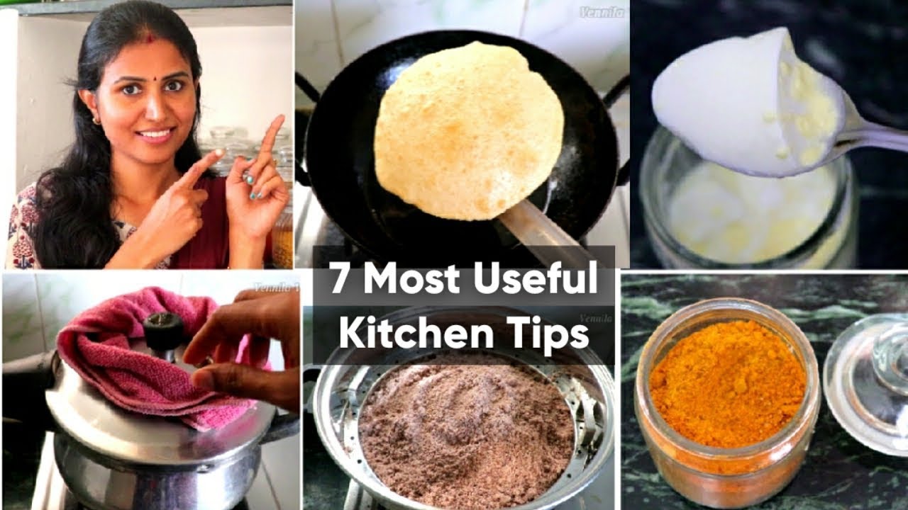 கிச்சனில் இதையும் தெரிஞ்சு வச்சுக்கோங்க 👍 | 7 Most Useful Kitchen Tips in Tamil | Vennila Veedu
