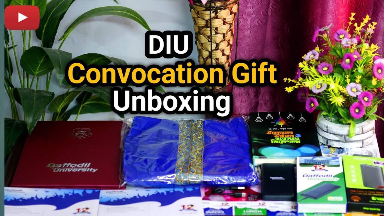 DIU Convocation Gift Unboxing! | Graduation Surprises Revealed 🎁 | Convocation  2025