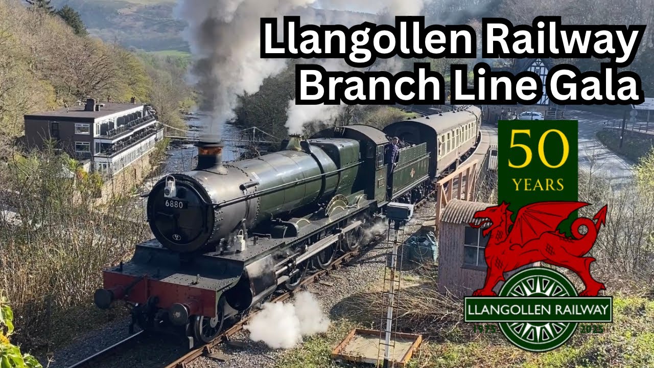 ‘GREAT DAY’ At the Llangollen Railway Branch Line Gala.   ‘50th Anniversary’ Year !!