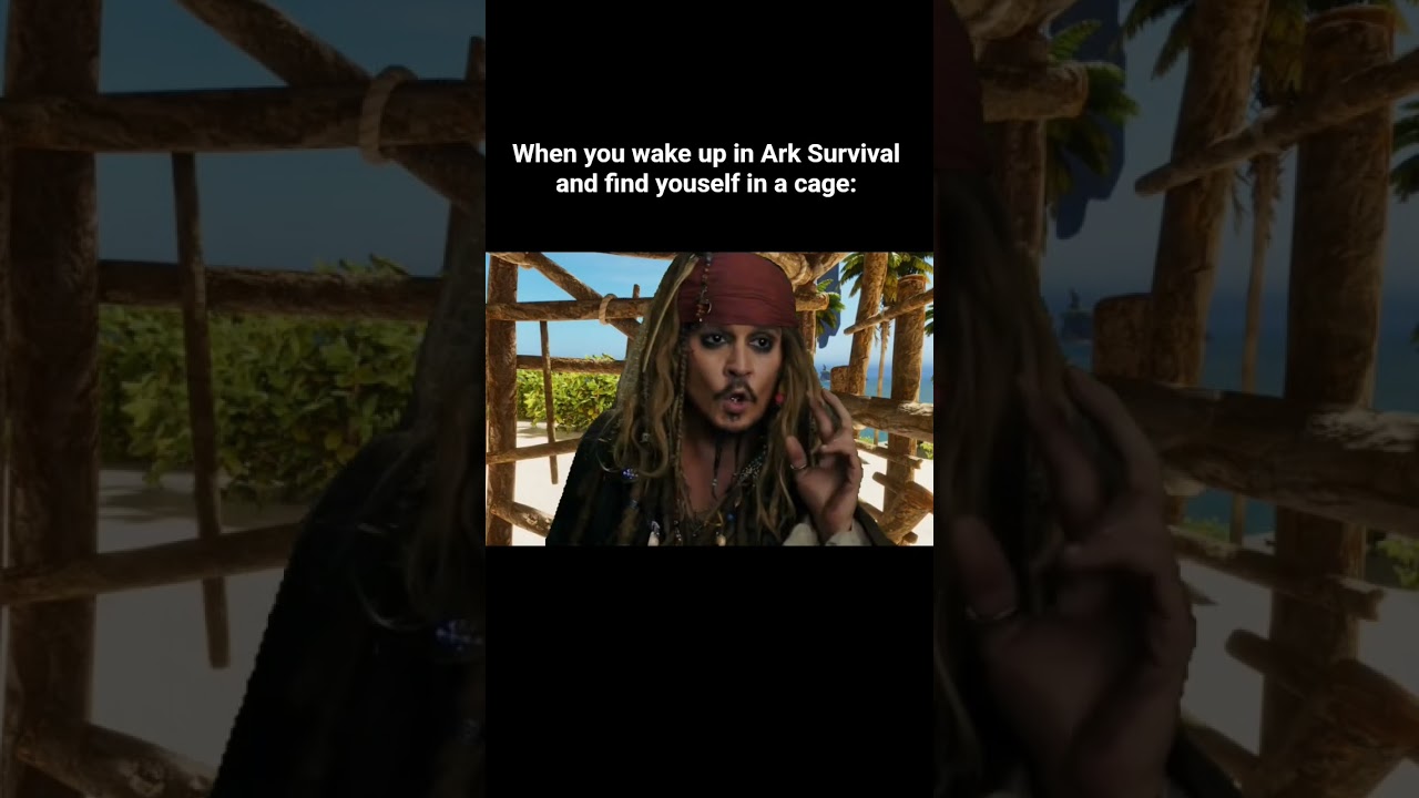 waking up in cages in Ark be like #arksurvivalascended #memes