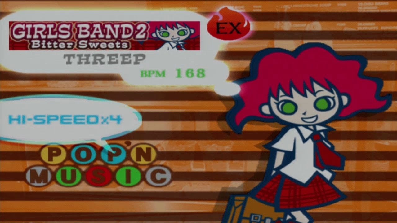 [POP'N MUSIC CS9] ガールズバンド2 - Bitter Sweets (EX)