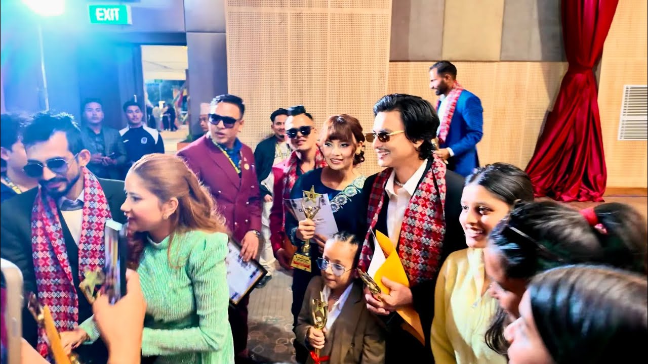 Paul Shah / Anjana Magar / Narayani Khatri In Award Ceremony 